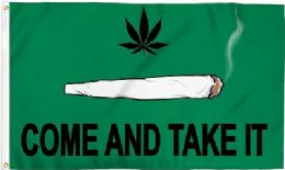 12 pieces "come And Take It" Marijuana Flags - 3' X 5' - Flag