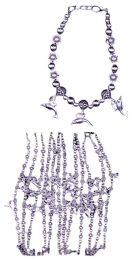 12 pieces Metal Dolphin Charm Bracelets - Bracelets