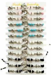 12 pieces Dolphin & Turtle Charm Bracelets - Assorted - Bracelets