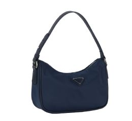 12 pieces Fasion Hobo Tessuto Mini With Detachable Strap - Navy Blue - Leather Purses and Handbags