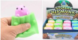 12 pieces Squeeze/poP-Up Chipmunks - Slime & Squishees