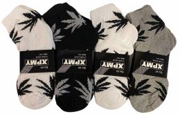 Man Marijuana Design Ankle Socks