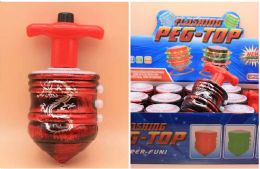 12 pieces Dragon Pattern Light Up Top - Light Up Toys