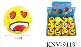12 pieces of Emoji Face Bounce Ball