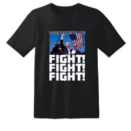 12 pieces "legends Never Die - Fight Fight Fight!" Black T-Shirts - Patriotic Tees