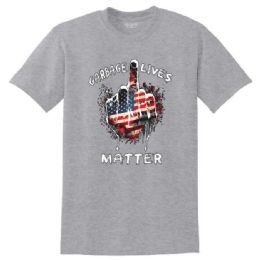 12 pieces "garbage Lives Matter" T-Shirts - Sports Gray M/l/xl - Retro Tees