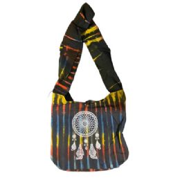 5 pieces Nepal Handmade Hobo Bags - Tie Dye Dream Catcher - Handbags