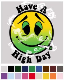 12 pieces Transfer Have A High Day - Sewing Supplies