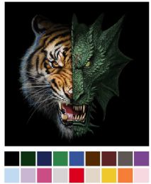 12 pieces Transfer Half Dragon Tighter - Sewing Supplies