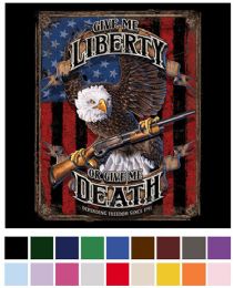 12 pieces Transfer Give Me Liberty Or Give Me Death - Sewing Supplies