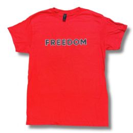 12 pieces "freedom" T-Shirts - Red M/l/xl - Patriotic Tees