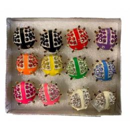 12 pieces Ladybug Fashion Ring - Rings