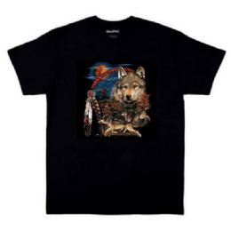 12 pieces Black T Shirt Tribesman Xxxl - Retro Tees