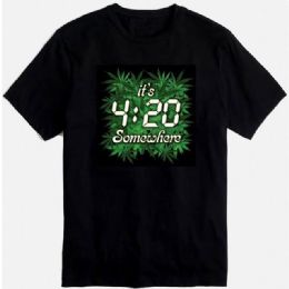 12 pieces Black Tshirt 4:20 Plus Size - Retro Tees