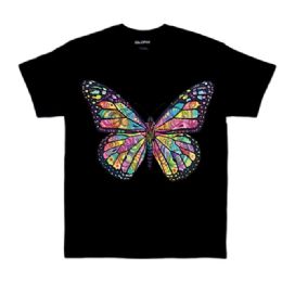 6 pieces Black T Shirt Butterflyxxxl - Retro Tees