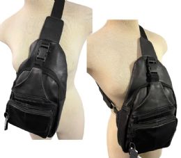 12 pieces Unisex Genuine Leather Crossbody Sling Bag - Shoulder Bags & Messenger Bags