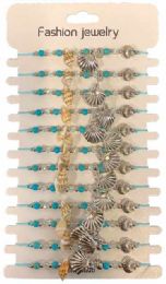 12 pieces Seashell Style Fashion Bracelets - Bracelets