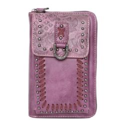 12 pieces Montana West American Bling Crossbody Wallet Purse - Purple - Shoulder Bags & Messenger Bags