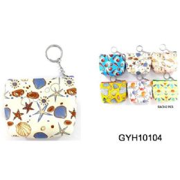 96 pieces Kids Seashell Coin Purses - Assorted - Leather Purses and Handbags
