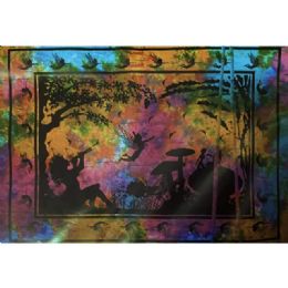 5 pieces Tie Dye Fairy Mushroom Tapestries - Wall Decor