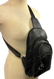 12 pieces Unisex Genuine Leather Crossbody Sling Bag - Shoulder Bags & Messenger Bags