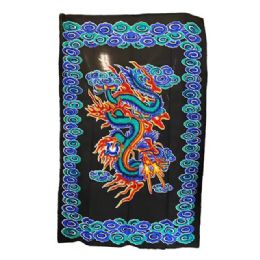 5 pieces Fiery Sky Dragon Tapestries - Wall Decor