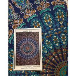 5 pieces Blue Floral Mandala Tapestries - Wall Decor