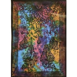 5 pieces Tie Dye Dream Catcher Tapestries - Wall Decor