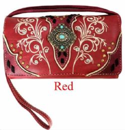 12 pieces Western Style Wallet Purse - Leather Wallets