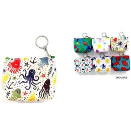 12 pieces Kids Octopus Coin Purses - Assorted - Leather Purses and Handbags