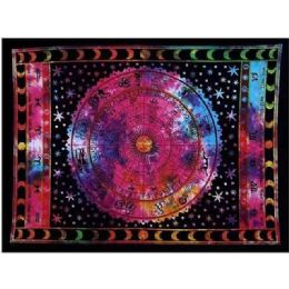 5 pieces Tie Dye Rashi Zodiac Tapestries - Wall Decor