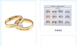 12 pieces Diamond Golden And Silver Ring - Rings