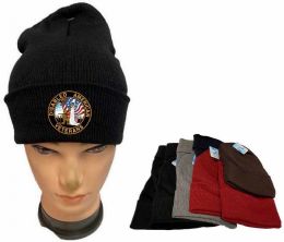 24 Wholesale Disabled American Veterans Winter Beanies - Assorted