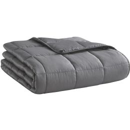 2 Wholesale 60-inch x 80-inch 20lb Grey Full Size Weighted Blanket