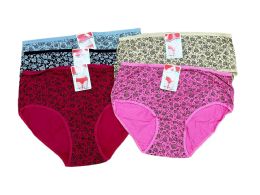 12 Wholesale Womens Mommy Underwear Dainty Floral 
