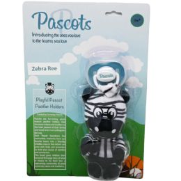 24 Pieces Pacifier With Zebra Plush - Baby Accessories