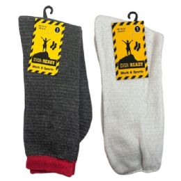 48 pieces 1 Pair Ever Ready Work & Sports Sock In Assorted Colors - Mens Tube Sock
