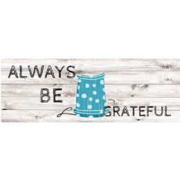 6 Pieces "always Be Grateful" AntI-Fatigue Kitchen Mat - Mats