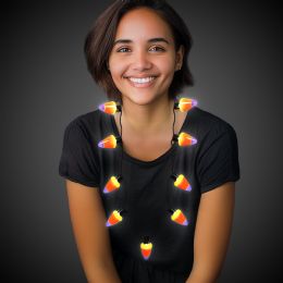 36 pieces Led Candy Corn Necklace - LED party favors