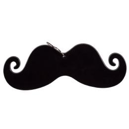 36 pieces Black Mustache Medallion - Party Novelties