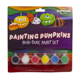 36 pieces Pumpkin Paint Set - Paint, Brushes & Finger Paint
