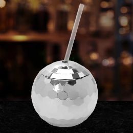 36 pieces Disco Ball Cup With Straw - Plastic Drinkware