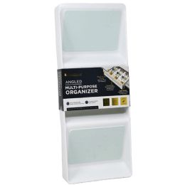 12 Pieces 3-Tiered Teal Plastic NoN-Slip Organizer - Organizer