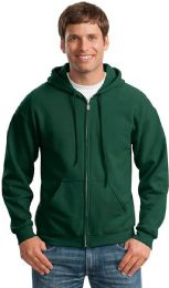 24 Pieces Unisex Hunter Zipper Hoodie Cotton Fleece Lining 280gsm Size 2x - Mens Sweat Shirt