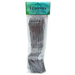20 pieces 12 Count Stainless Steel Dinner Fork Set - Stainless Steel Cookware