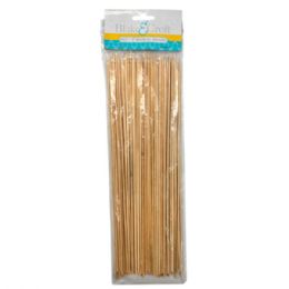 36 pieces 80 Count 12" Bamboo Skewers In Zip Storage Bag - BBQ supplies