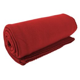 Red Value Fleece Blanket 50 X 60 in