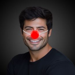 72 Pieces Led Red Noses (12-Count) - Party Novelties