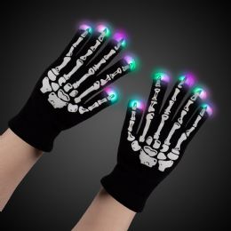 8 Pairs of Led Skeleton Gloves