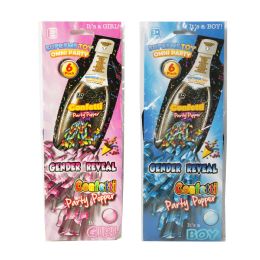 216 Pieces of Gender Reveal Confetti Poppers Retail Counter Display 72 Per Display